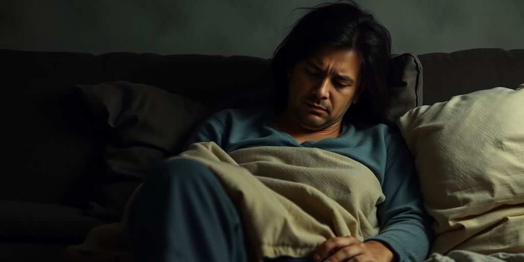 A person with chronic fatigue.